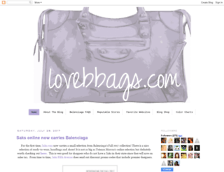 lovebbags.com screenshot