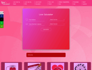 lovecalculator.club screenshot