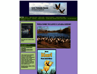lovecanadageese.com screenshot