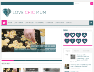lovechicmum.com screenshot