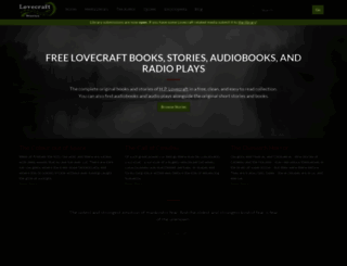 lovecraft-stories.com screenshot