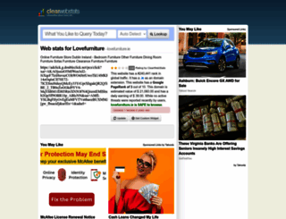 lovefurniture.ie.clearwebstats.com screenshot
