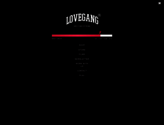 lovegangbrand.com screenshot