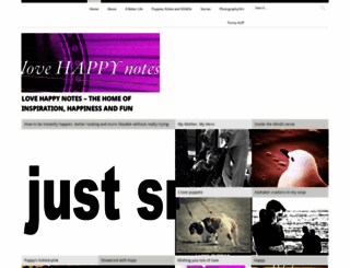 lovehappynotes.com screenshot