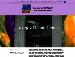 lovejoydentalcenter.com screenshot