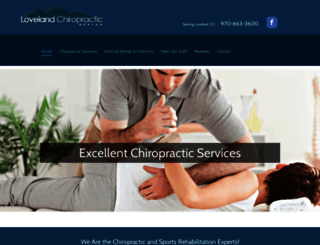 lovelandchiropractic.com screenshot