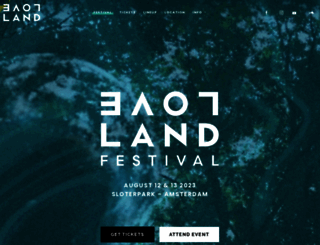 lovelandfestival.nl screenshot