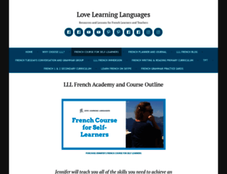 lovelearninglanguages.com screenshot
