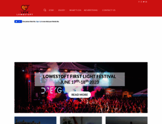 lovelowestoft.co.uk screenshot