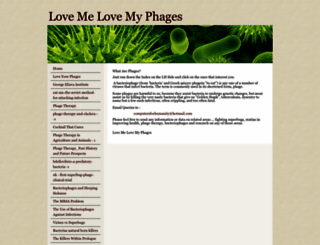 lovemelovemyphages.synthasite.com screenshot