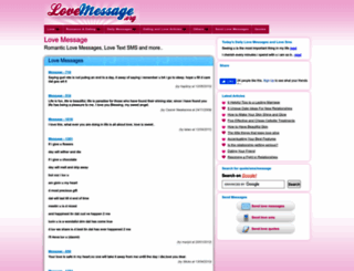 lovemessage.org screenshot