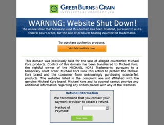 lovemichaelkors.com screenshot