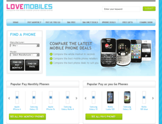 lovemobiles.com screenshot