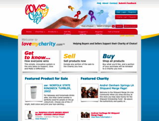 lovemycharity.com screenshot