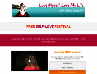 lovemyselflovemylife.com screenshot