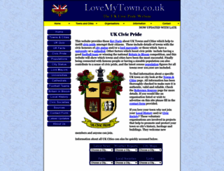 lovemytown.co.uk screenshot