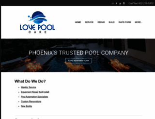 lovepoolcare.com screenshot