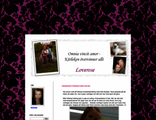 loverose.webblogg.se screenshot