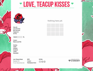 loveteacupkisses.storenvy.com screenshot