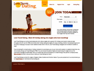 lovetraveldating.com screenshot