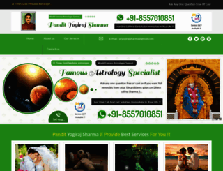lovevashikaranspecialistpanditji.com screenshot