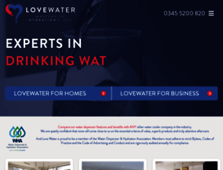 lovewater.com screenshot