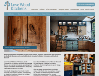 lovewoodkitchens.co.uk screenshot