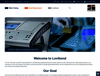 lovibond.com screenshot