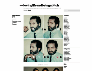 lovinglifeandbeingabitch.wordpress.com screenshot