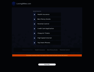 lovinglittles.com screenshot