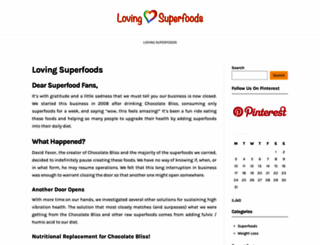 lovingsuperfoods.com screenshot