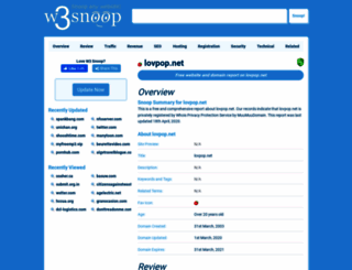 lovpop.net.w3snoop.com screenshot