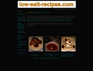 low-salt-recipes.com screenshot