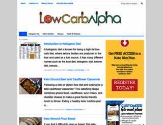 lowcarbalpha.com screenshot