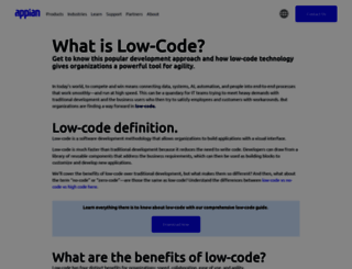 lowcode.com screenshot