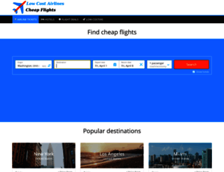 lowcost-airlines.com screenshot