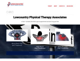 lowcountry-physical-therapy.com screenshot