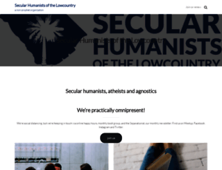 lowcountryhumanists.org screenshot