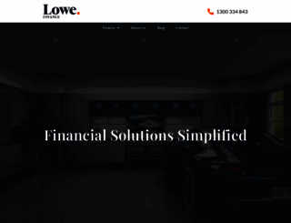 lowefinance.com.au screenshot