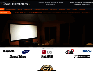 lowellelectronics.com screenshot