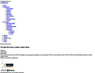lowescomcdrebate-center-form.pdffiller.com screenshot