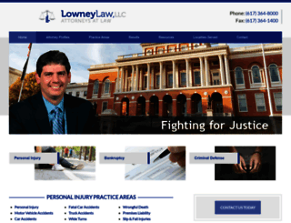 lowneylaw.com screenshot