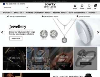 lowryjewellers.com screenshot