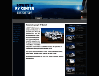 lowryrv.com screenshot