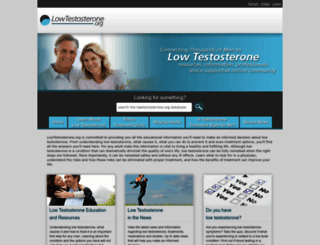 lowtestosterone.org screenshot