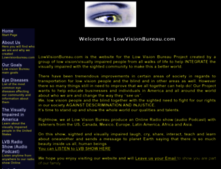 lowvisionbureau.com screenshot