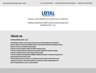 loyalinfoservices.com screenshot