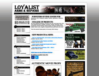 loyalistarms.ca screenshot