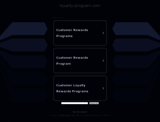 loyality-program.com screenshot
