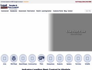 loyalpest.com screenshot